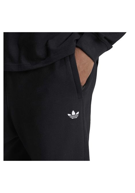 Adidas Originals Trefoil Essentials French Terry Pants Black Men ADIDAS ORIGINALS | Pants | KR3463-